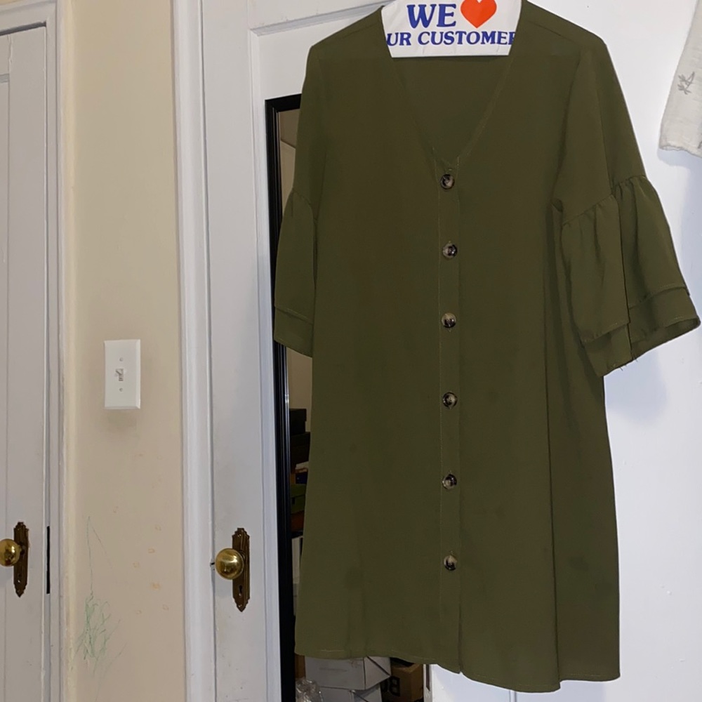 Green dress